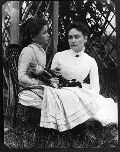 Photograph of Anne Sullivan and Helen Keller